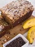 Pan de Banana con Migas y Chispas de Chocolate