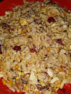 A picture of Turkey salad.