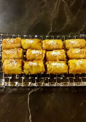 عکسی از دستور باقلوا