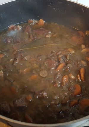 Una foto de 🇫🇷 Boeuf bourguignon 🇫🇷