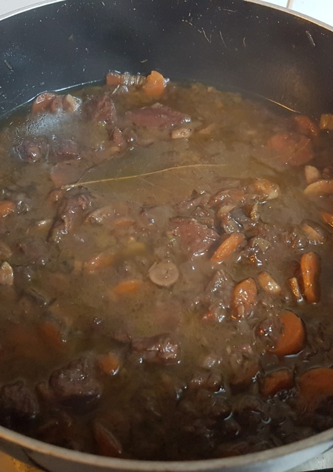 Una foto de 🇫🇷 Boeuf bourguignon 🇫🇷