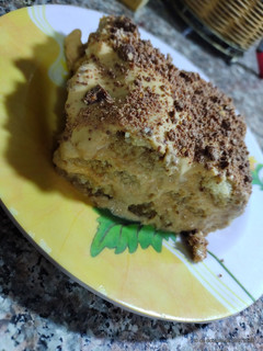 Una foto de ~Postre de vainillas con mousse de dulce de leche~