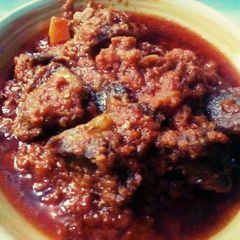 A picture of Carrot Beef Stew.