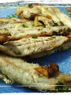 Una foto de Anchoas friticas. Bychusmi