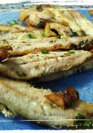 Una foto de Anchoas friticas. Bychusmi
