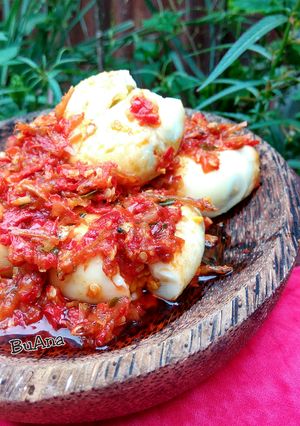 Foto resep Telur geprek sambel goreng