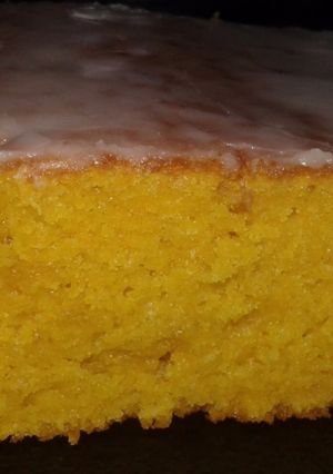 Una foto de Torta de zanahorias licuada