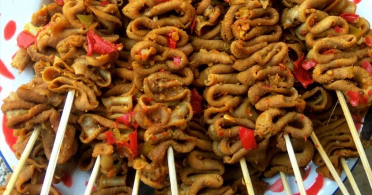 Resep Sate Usus Pedas Manis Oleh Yanuariska Cookpad