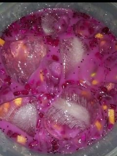 Foto resep Es buah pelangi