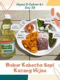 Mpasi 6+ Day 30 : Bubur Kabocha Sapi Kacang Hijau