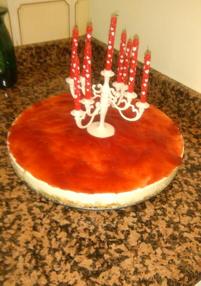 Una foto de Tarta de queso facilísima