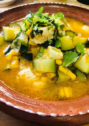 Una foto de SOPA DE CALABACITAS #elsabordelosrecuerdos