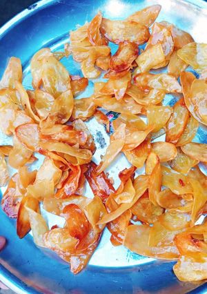 Hình của món Khoai lang ngào đường.