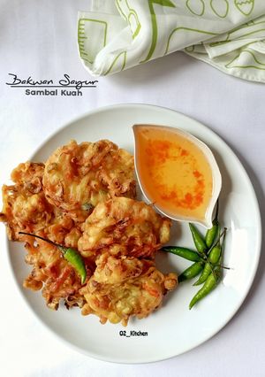 Foto resep Bakwan Sayur Sambal Kuah ala Sumbawa