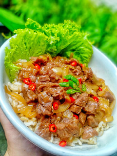 Foto resep Ricebowl Beef Teriyaki ala Hokben