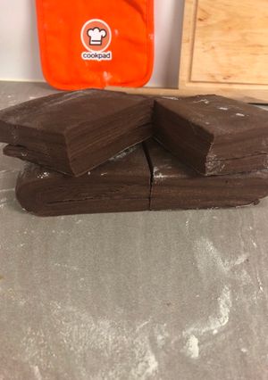 Une photo de Pâte feuilletée inversée au chocolat