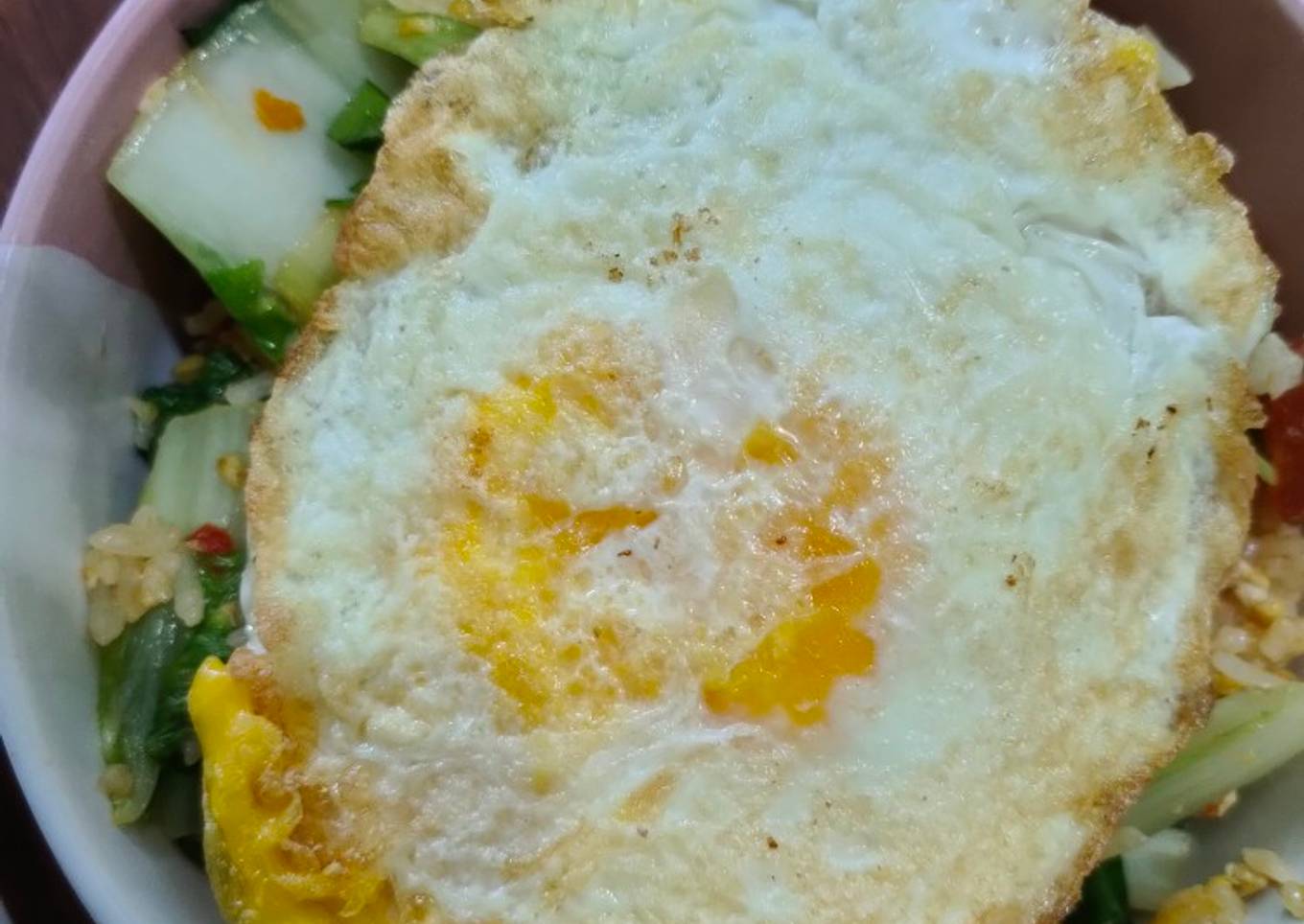 Nasi goreng lapchiong😋