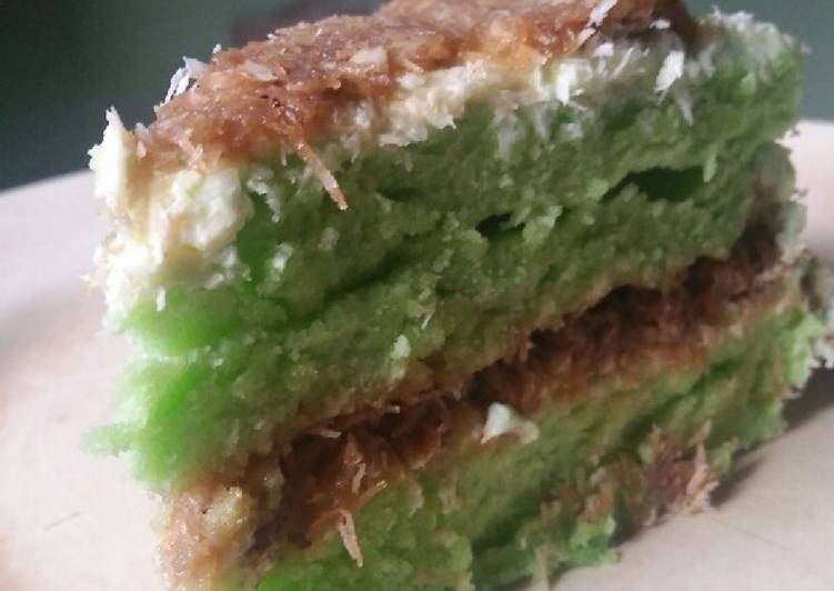 Resep Unik Klepon cake Gurih Mantul