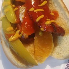 A picture of Orange Double Deckerdog.
