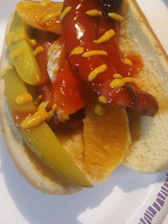 A picture of Orange Double Deckerdog.