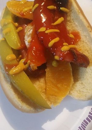 A picture of Orange Double Deckerdog.