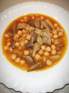 Una foto de "Callos" veganos