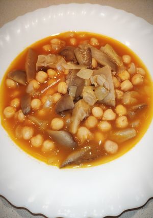 Una foto de "Callos" veganos