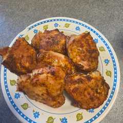 Una foto de Contramuslo en la airfryer