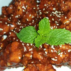 A picture of Crispy chilli baby corn.