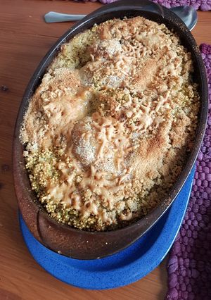 Una foto de Soufflé de Coliflor e Hirse