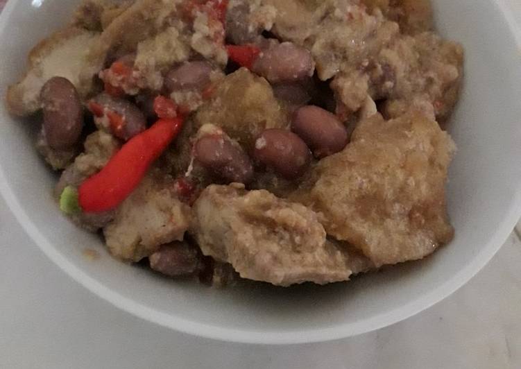 Resep Brekecek tahu krecek, Bisa Manjain Lidah