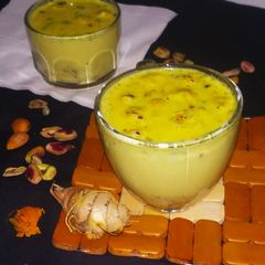 A picture of Turmeric Milk.