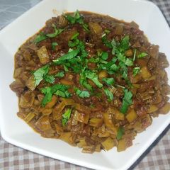 A picture of Cluster Beans/Guar ki sabzi.