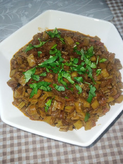 A picture of Cluster Beans/Guar ki sabzi.