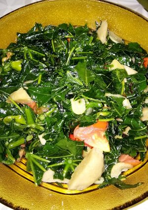 Foto resep Tumis daun pepaya jepang