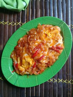 Foto resep Telur ceplok saus tiram