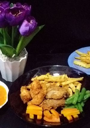 Foto resep Ayam Tepung BBQ