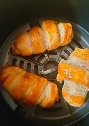 Foto resep Pastry simple isi pisang atau sosis