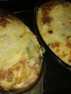 Una foto de Canelones sin masa