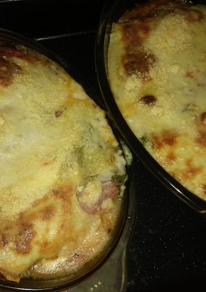 Una foto de Canelones sin masa