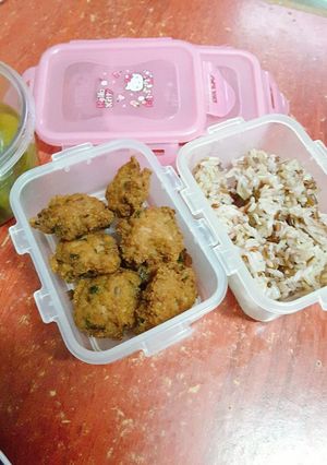 รูปของ ข้าวหมูก้อนทอดแบบง่ายๆ