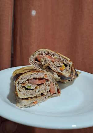 Una foto de Burrito de carne viral de tiktok
