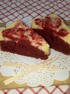 Foto resep Red velvet cheesecake brownies
