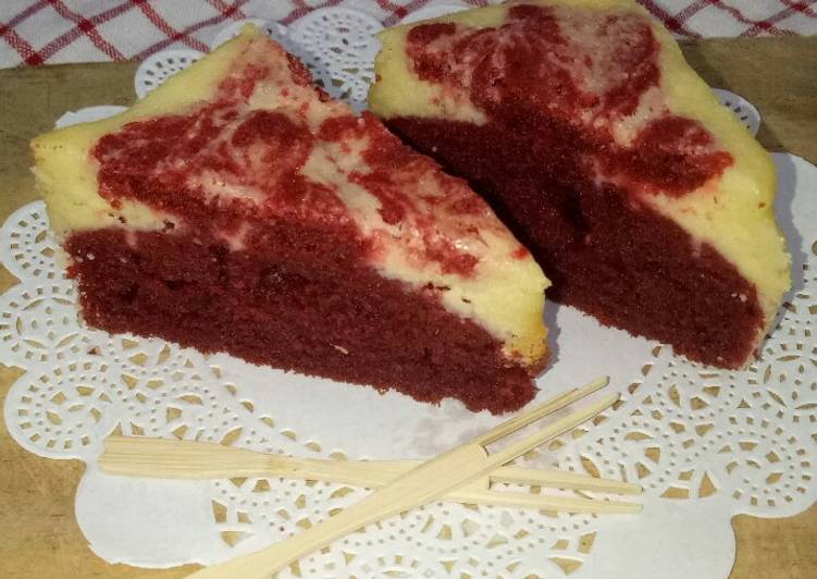 Resep Red velvet cheesecake brownies yang Lezat