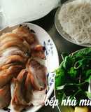 Bắp giò luộc chấm mắm nêm