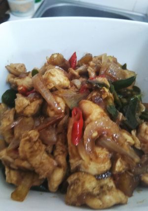 Foto resep Ayam Lada Hitam
