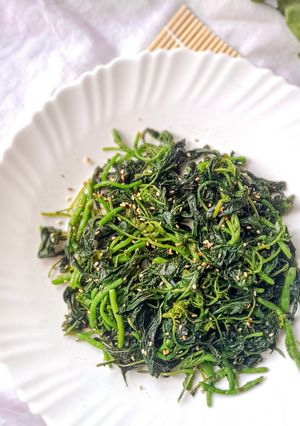 Foto resep 247. Sigeumchi Namul (Spinach Korean Side Dish 5 menit)