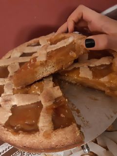Una foto de Pastafrola de dulce de batata. Súper fácil