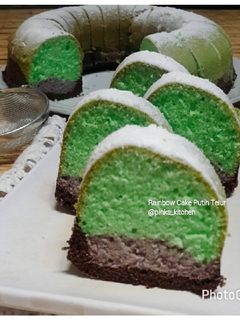 Foto resep Rainbow Cake Putih telur