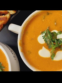 A picture of Quick and Easy Tomato Soup for winters.